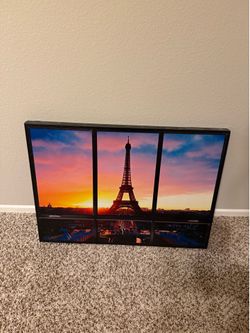 Paris canvass frame art