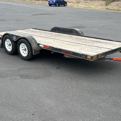 Wilson 7x16 Car Hauler Trailer W/Ramps 