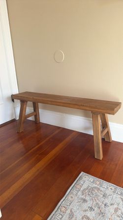 Rustic Wooden Bench