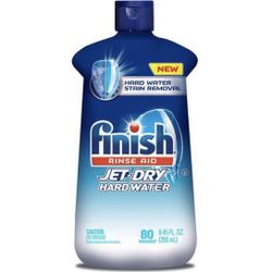 Finish Rinse Aid Jet Dry 8.45oz/ Cascade Platinum Rinse Aid 16oz