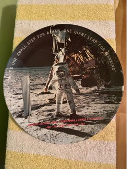 Apollo 11 Moon Landing Commemorative Plate