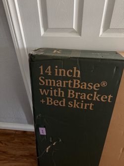 Zinus 14-Inch SmartBase with Bracket and Bed Skirt