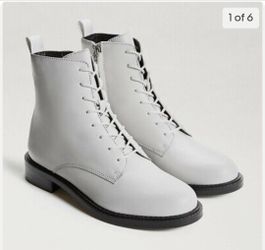 Sam Edelman Beautiful Leather White Boots