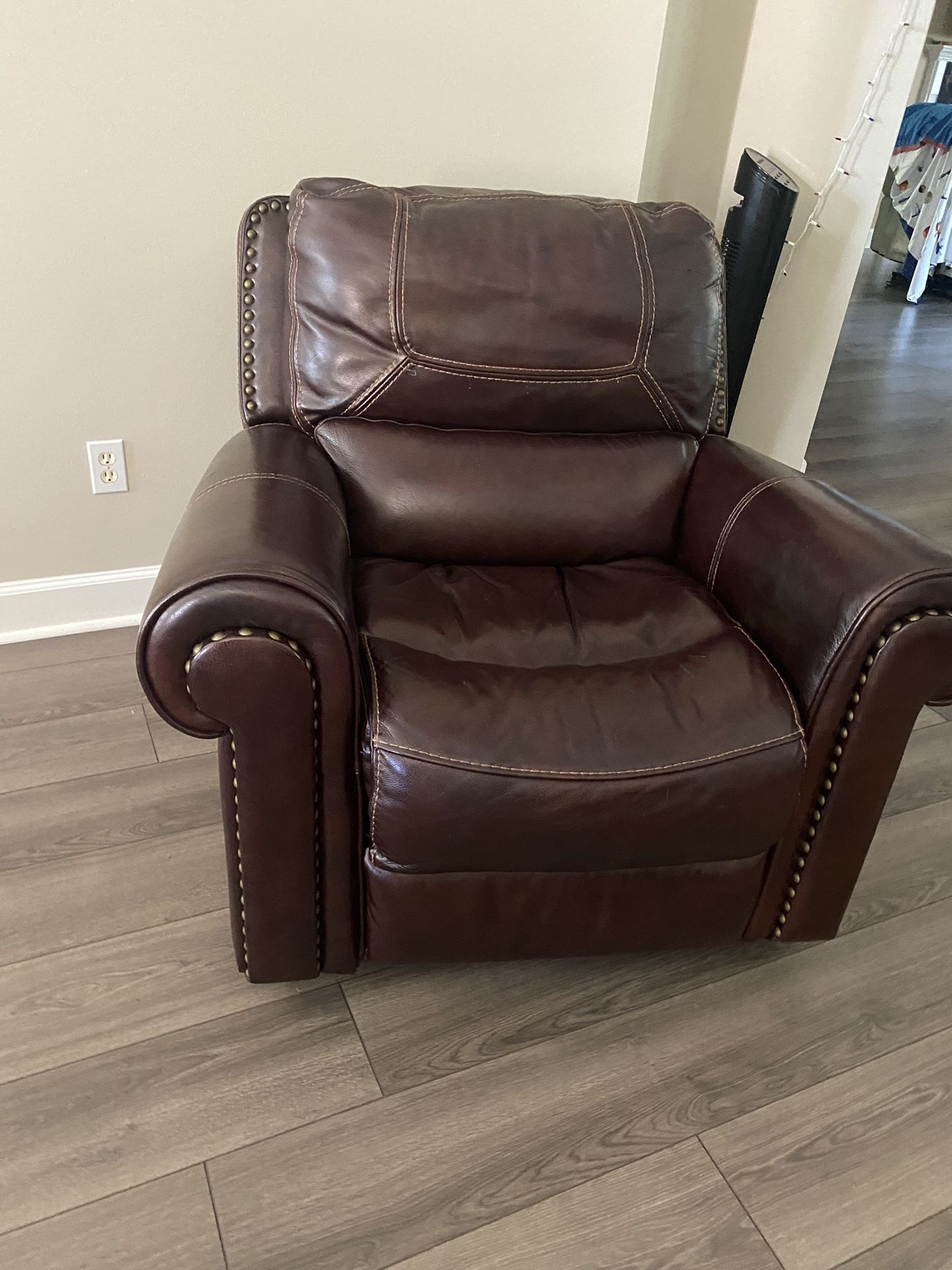 Rooms To Go Leather Recliner/Glider Chair for Sale in Jacksonville, FL ...