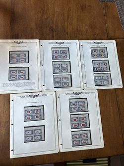 1943-44 Overrun Countries Stamps 