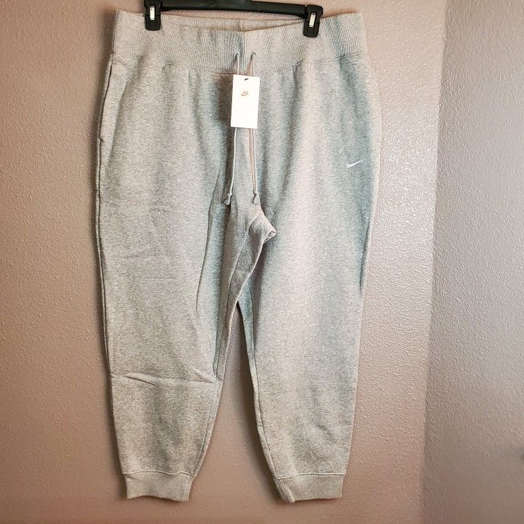 Nike Womens High Waisted Fleece Joggers Sixe 2X