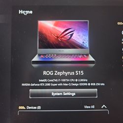 Asus Rog Zephyrus S15
