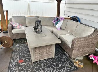 Sectional outdoor patio