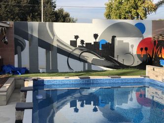 Hand painted signs or murals