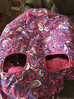 Floppy seat baby cart or restaurant chair cover