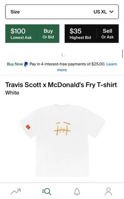 Travis Scott McDonald’s T Shirt