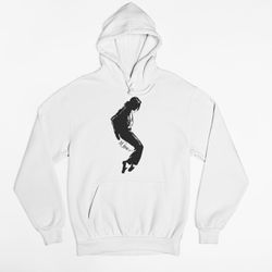 Michael Jackson Moonwalk Silhouette Hoodie - Unisex Hooded Sweatshirt for Men and Women