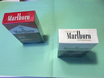 Marlboro red and gold $6 each