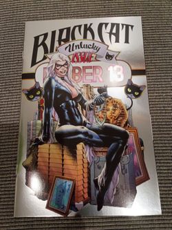 BLACK CAT #13 PAULO SIQUEIRA FOIL VARIANT COVER NM MARVEL COMICS August 2026!!!