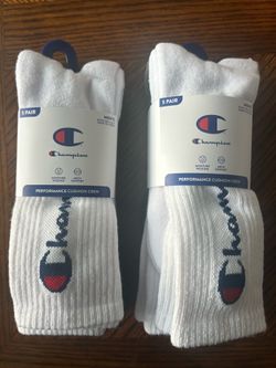 NWT Champion men’s performance cushion crew socks 10 pack