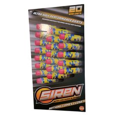 Siren Ultra High Performance Foam Darts 20-Pack