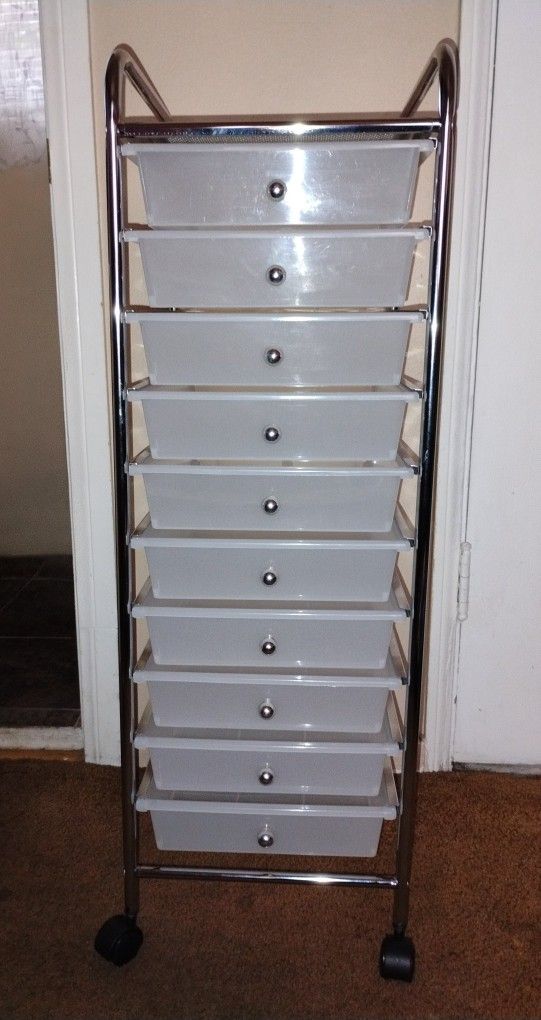 10 Layer Plastic Storage Drawers