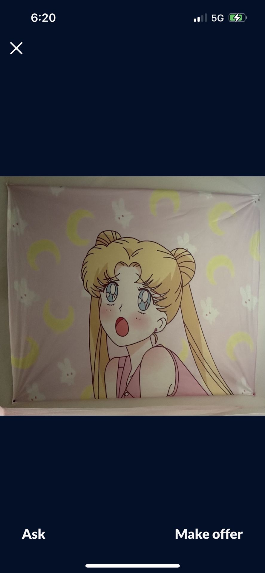 Sailor Moon Tapestry 