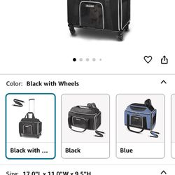 pet carrier on wheel’s (new) (Read ad before messaging)  
