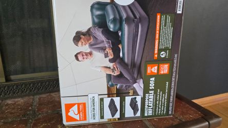 Inflatable bed and sofa