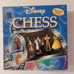 Disney 2004 CHESS Collector's Edition-Heroes & Villains Edition Tin Includes 32 Hand-Painted Figurines (No Game Board)