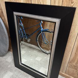 Large Framed Beveled Mirror (Pottery Barn)