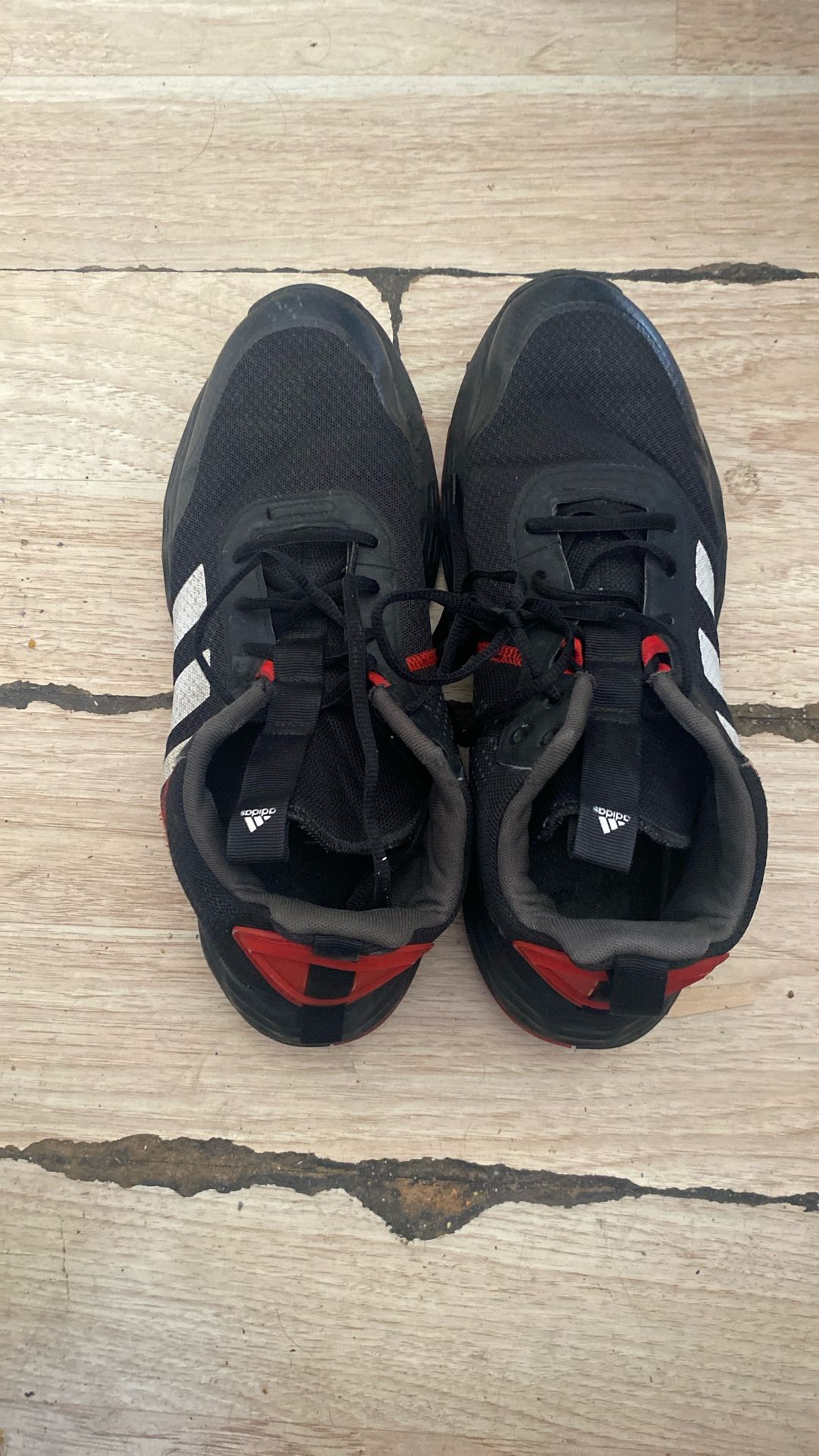 Adidas Own The Game 2.0 Red Black Mens Basketball Shoes