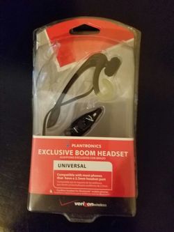 Plantronics Exclusive Boom Headset. Universal. From Verizon Wireless.