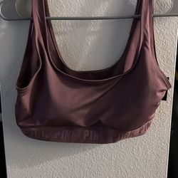 Pink Sports Bra