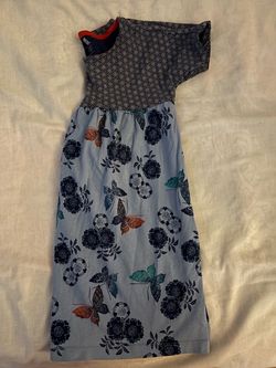 Girls Butterfly Floral Dress