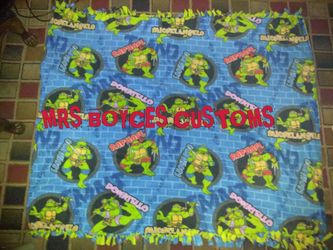 Ninja Turtles child size Sew and Tie cover $25