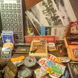 GRANDPA'S RANDOM VINTAGE JUNK DRAWER LOT - Misc Collectible + Random and Useable