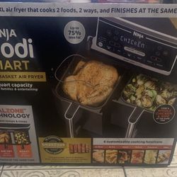 Ninja Food Smart XL 2-Basket Air Fryer 