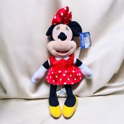 Disney Minnie Mouse Plush 13” NWT