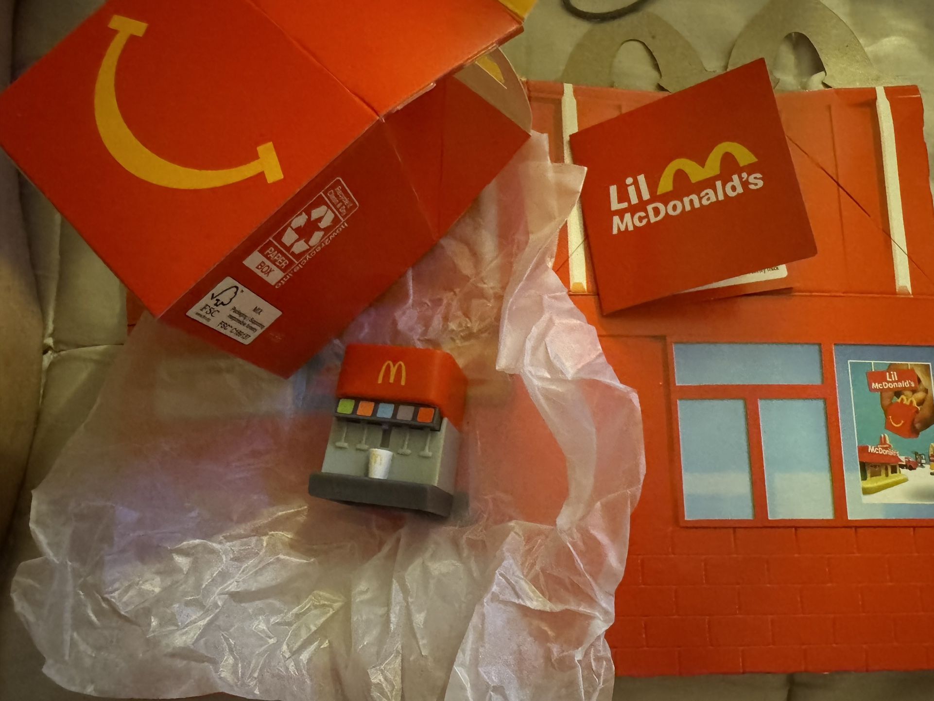 McDonalds Lil Soda Fountain Toy