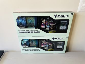 Magic The Gathering Lot Of 2, Haunts And Horrors Commander Pack