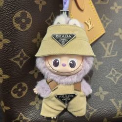 Labubu Pin For Love Prada Outfit