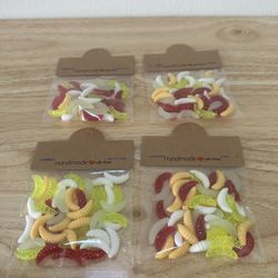 🎣 Artificial Maggot Fishing Lures – 50 per Bag!