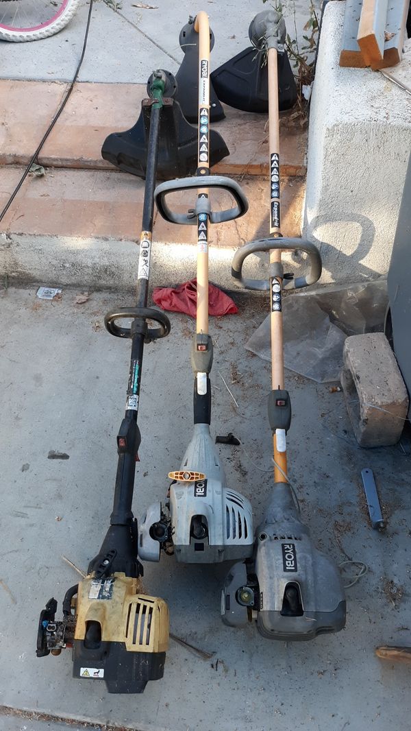 3 Ryobi weed wackers for Sale in San Diego, CA OfferUp