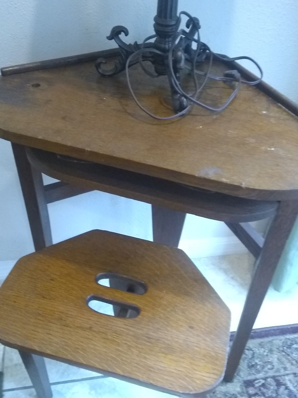 Small antique corner desk