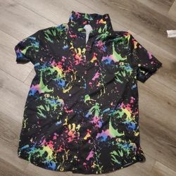 Men's Shirt -paint Splatter