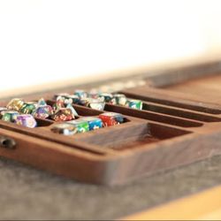 Walnut Dice Box