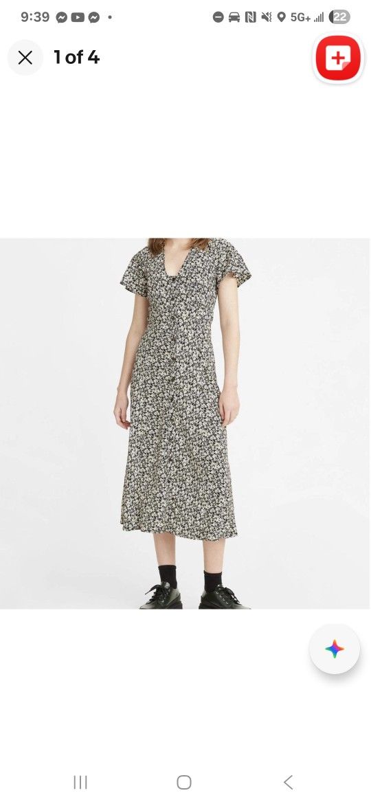 Levi's Floral Midi Dress