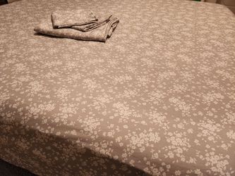 Super Soft King Bed Sheet Set, Gray Floral