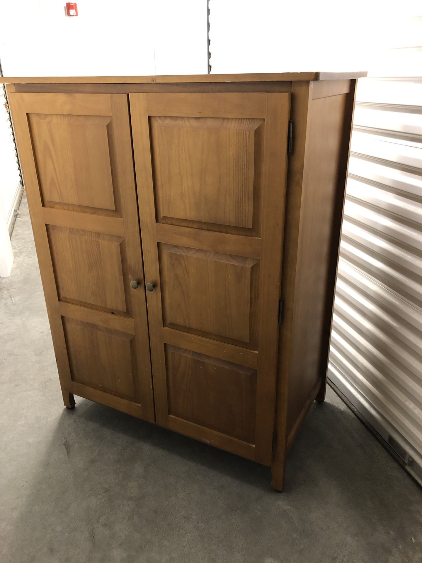 PIER 1 - Desk/Cabinet *All wood. original price = $500