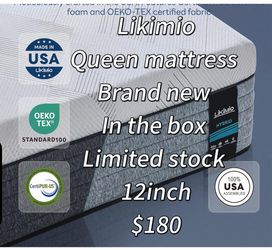 Queen mattress 12 inch