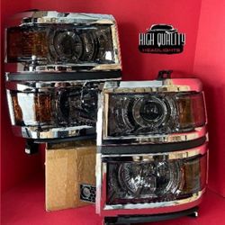 Chevy Silverado 2014. 2015 Headlights.