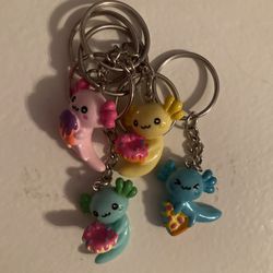 Axolotl Key Chains