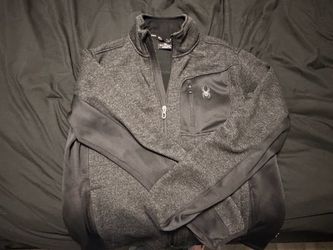 Zipup Black Spyder Hoodie