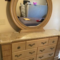 Mirror Dresser & Night Stands